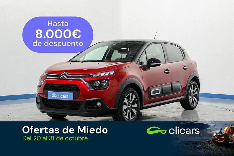 Negro Usado 2023 Citroën C3 PureTech Utilitario | 11.290 € (Buen precio) - Imagen 1/4