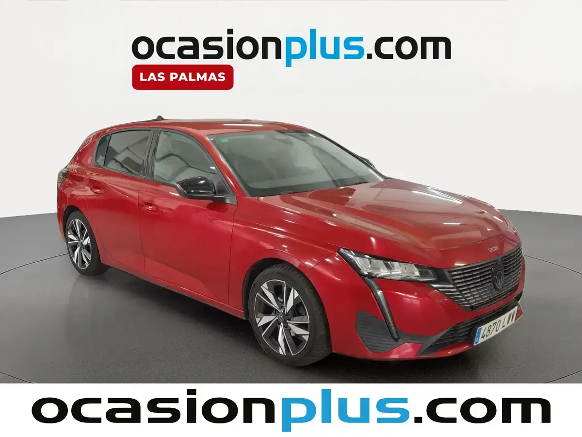 Usado Peugeot 308 Allure 130 CV (95 kW) 2022 Rojo Berlina