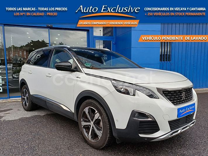 Blanco Usado 2018 Peugeot 5008 GT-line Monovolumen | 17.990 € (Precio justo) - Imagen 1/4