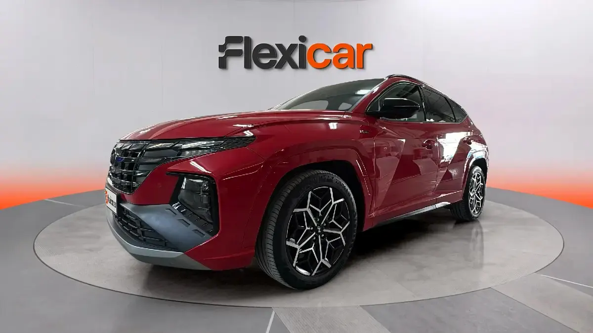 Usado Hyundai Tucson N Line 150 CV (110 kW) 2022 Rojo SUV