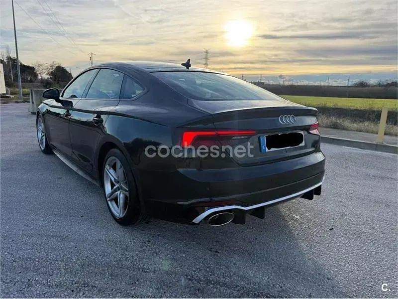 Usado Audi A5 Sportback Sport 150 CV (110 kW) 2018 Negro Utilitario