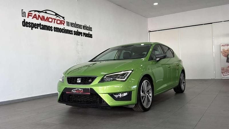 Usado Seat Leon ST FR 150 CV (110 kW) 2016 Verde Familiar