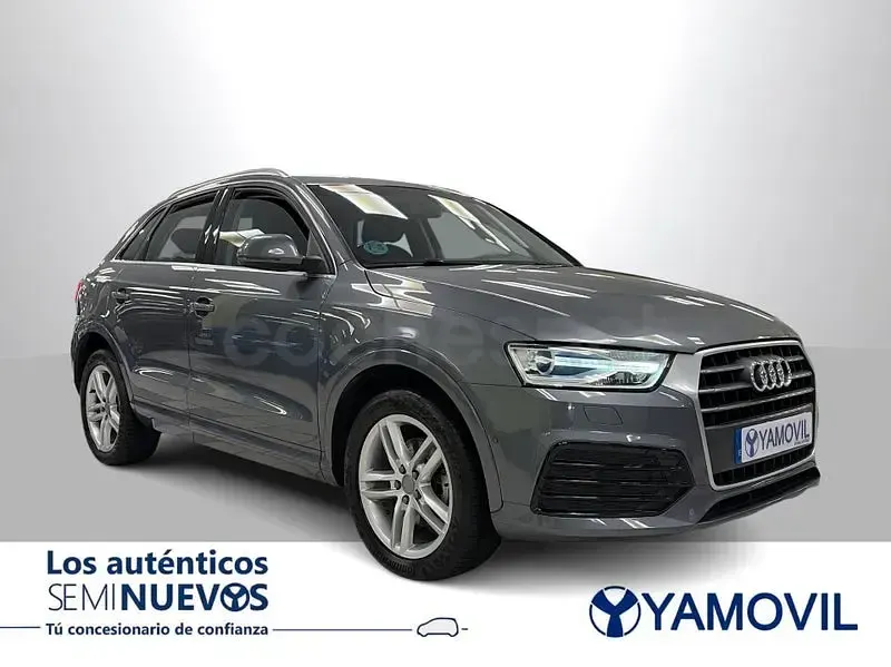 Usado Audi Q3 Sport 150 CV (110 kW) 2017 Gris / plata SUV
