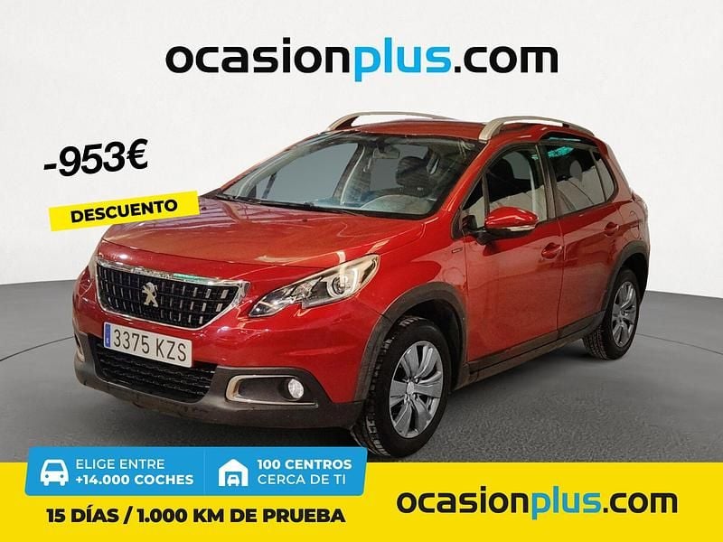 Rojo Usado 2019 Peugeot 2008 Signature Sky SUV | 10.490 € (Super precio) - Imagen 1/4