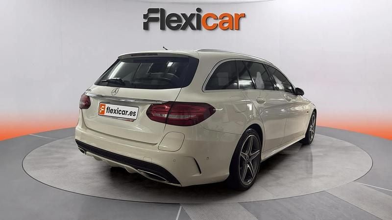 Usado Mercedes C350e 279 CV (205 kW) 2018 Blanco Familiar