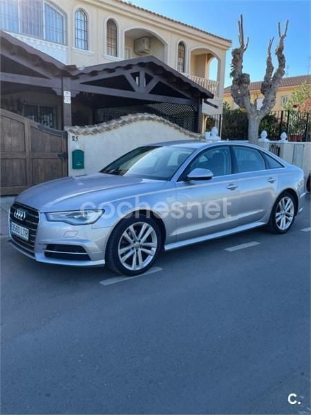 Usado Audi A6 Advanced 150 CV (110 kW) 2017 Gris / plata Berlina