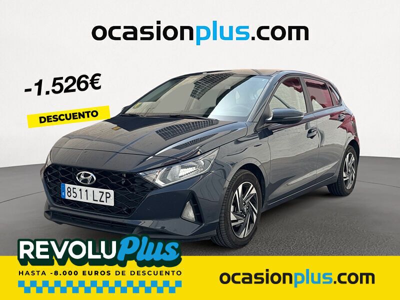Gris Usado 2022 Hyundai i20 Berlina | 16.790 € (Precio justo) - Imagen 1/4