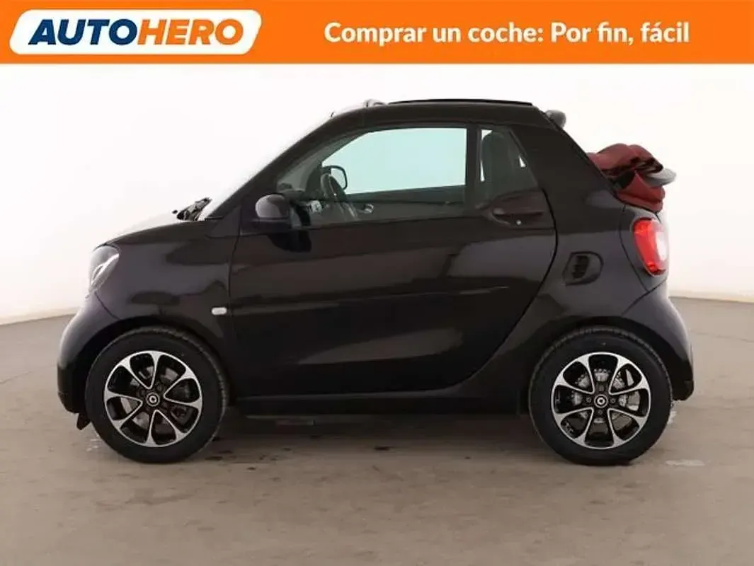Usado Smart ForTwo Cabrio Basis 71 CV (52 kW) 2016 Negro Descapotable
