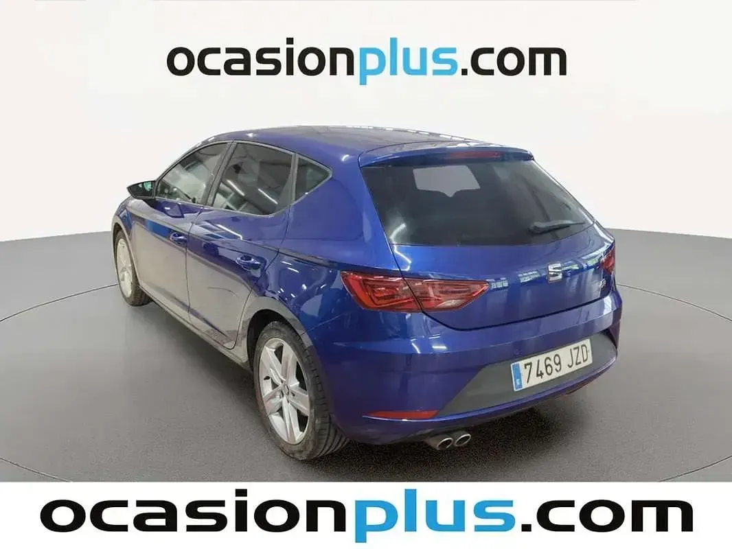 Usado Seat Leon FR 150 CV (110 kW) 2017 Azul Utilitario