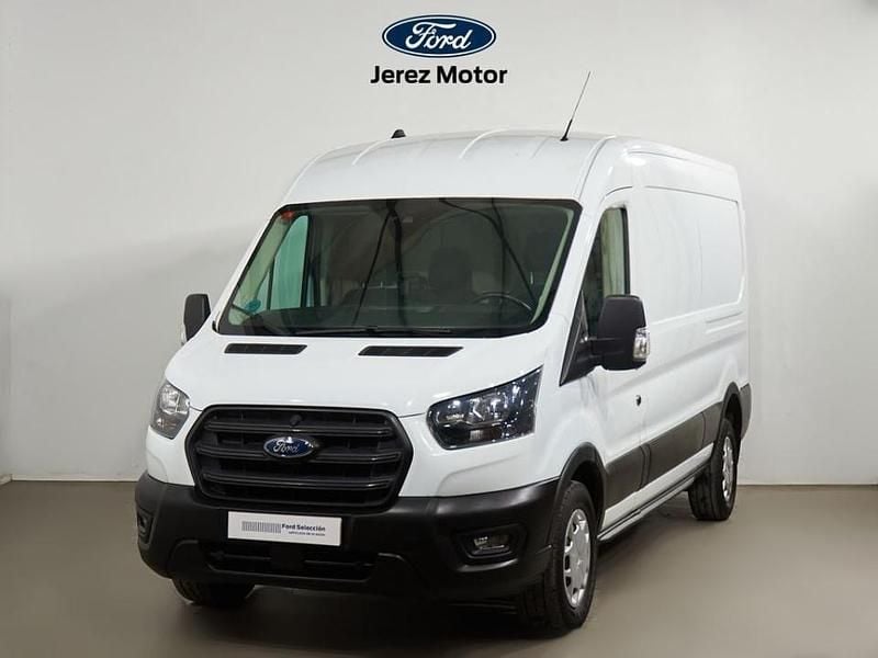 Blanco Usado 2023 Ford Transit Trend Van | 24.900 € (Precio justo) - Imagen 1/4
