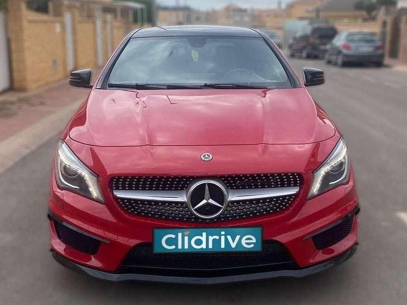 Usado Mercedes CLA220 AMG line 170 CV (125 kW) 2013 Rojo Berlina