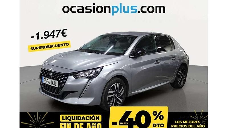 Gris Usado 2023 Peugeot 208 Allure Utilitario | 11.023 € (Precio justo) - Imagen 1/4