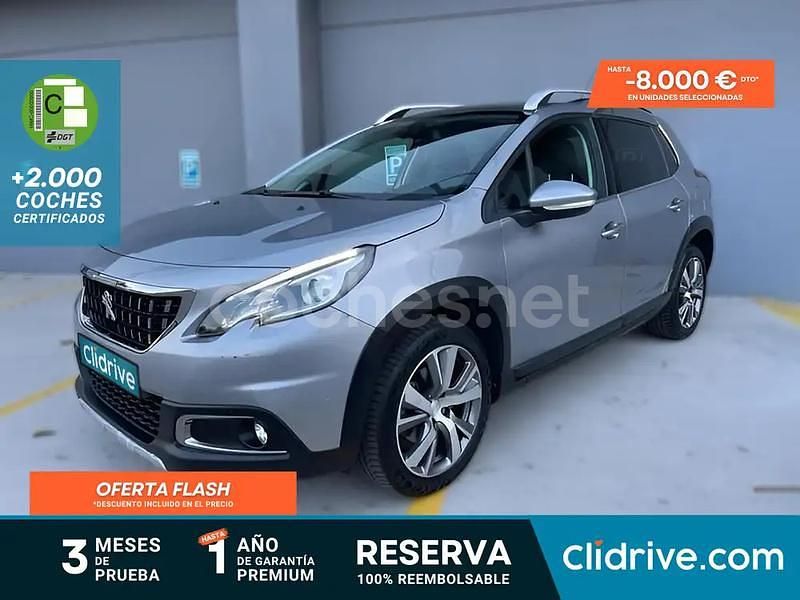 Gris / plata Usado 2018 Peugeot 2008 Allure SUV | 8490 € (Super precio) - Imagen 1/3