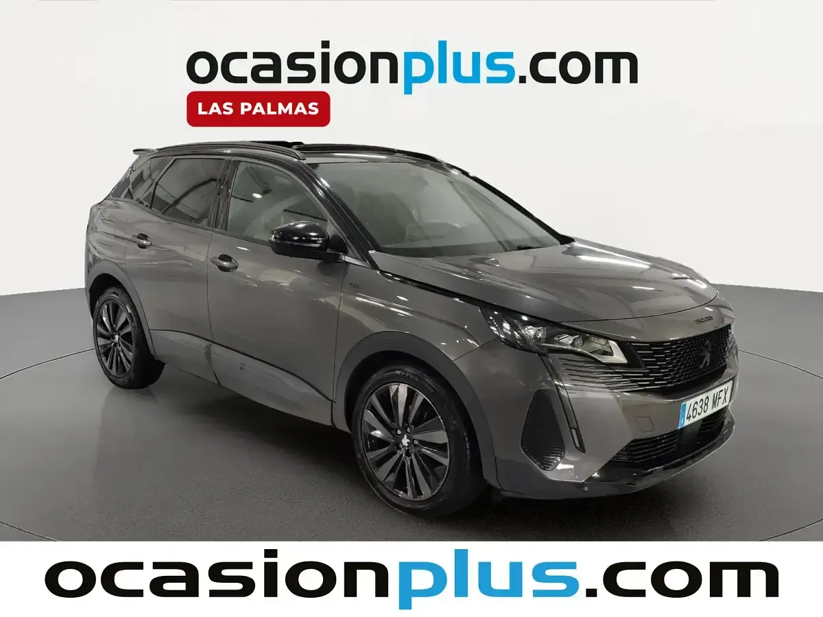 Usado Peugeot 3008 GT 130 CV (95 kW) 2023 Gris SUV