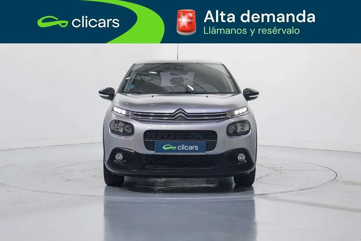 Usado Citroën C3 Feel 82 CV (60 kW) 2019 Plateado Utilitario