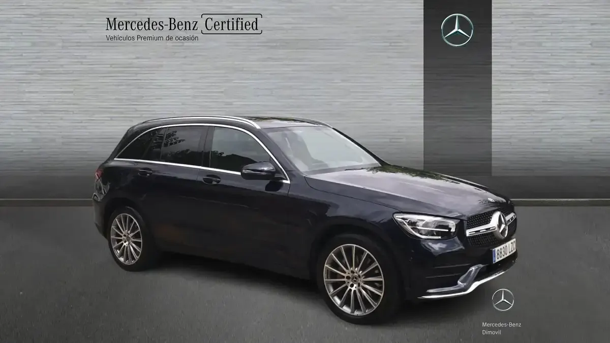 Usado Mercedes GLC220 194 CV (142 kW) 2022 Azul cavansita SUV