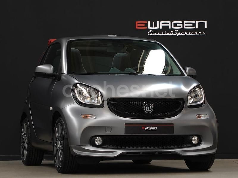 Gris / plata Usado 2017 Smart ForTwo Cabrio Brabus Xclusive Descapotable | 32.500 € (Un poco caro) - Imagen 1/4
