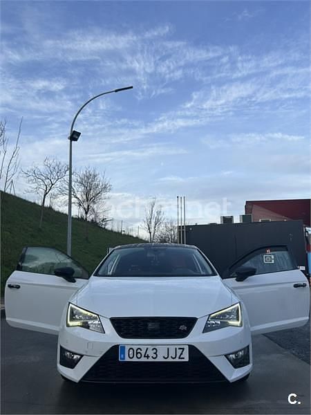 Usado Seat Leon SC FR 184 CV (135 kW) 2015 Blanco Utilitario