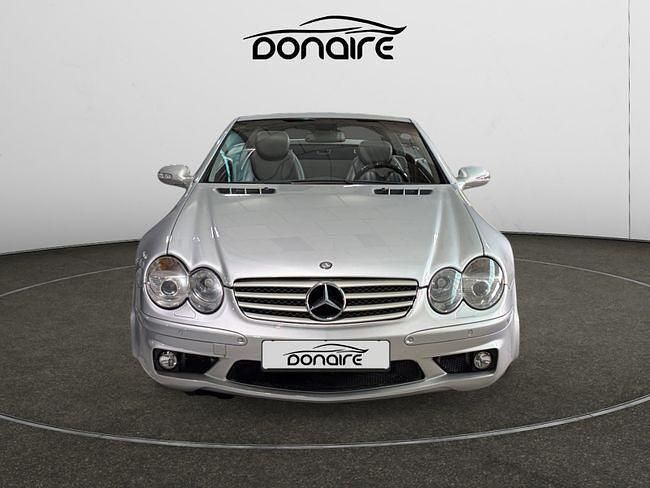 Usado Mercedes SL500 306 CV (225 kW) 2003 Gris / plata Descapotable