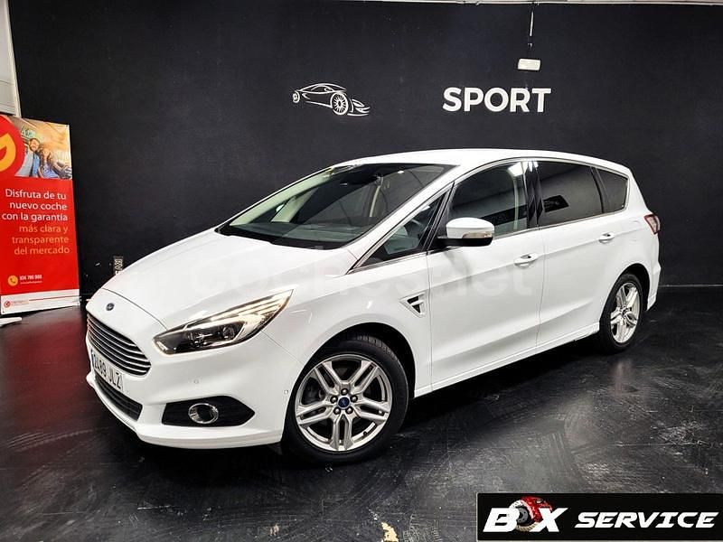 Blanco Usado 2016 Ford S-MAX Titanium Monovolumen | 17.990 € (Precio justo) - Imagen 1/4