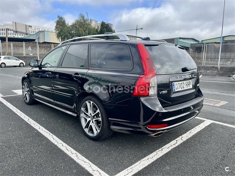 Usado Volvo V50 R-Design 230 CV (169 kW) 2011 Negro Familiar