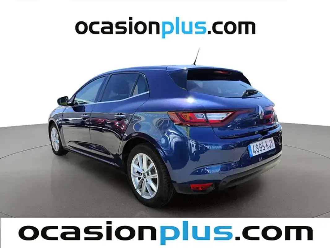 Usado Renault Mégane Intens 101 CV (74 kW) 2018 Azul Utilitario