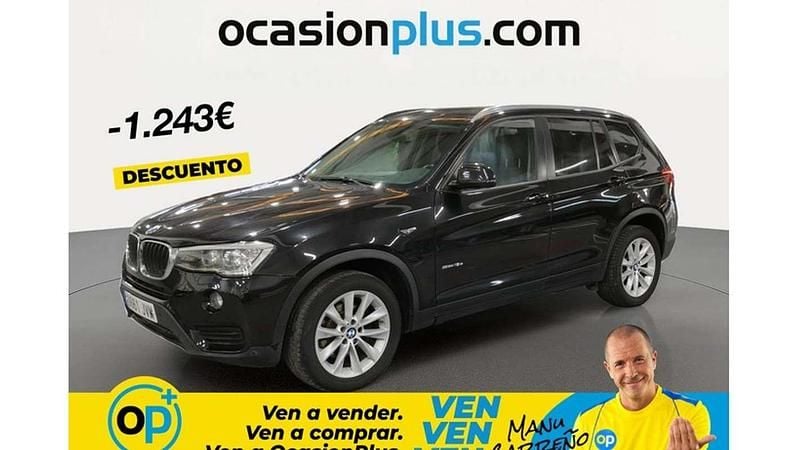 Usado BMW X3 150 CV (110 kW) 2016 Negro SUV