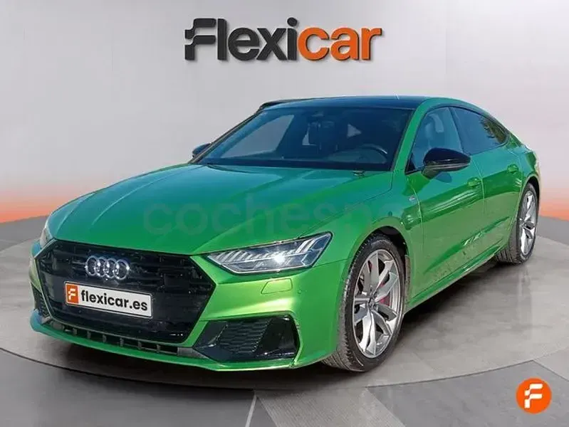 Usado Audi A7 367 CV (269 kW) 2023 Verde Berlina