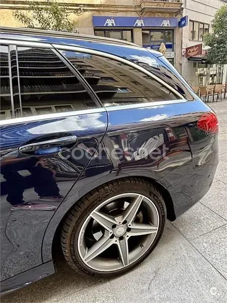 Usado Mercedes C220 Exclusive 170 CV (125 kW) 2016 Azul Familiar