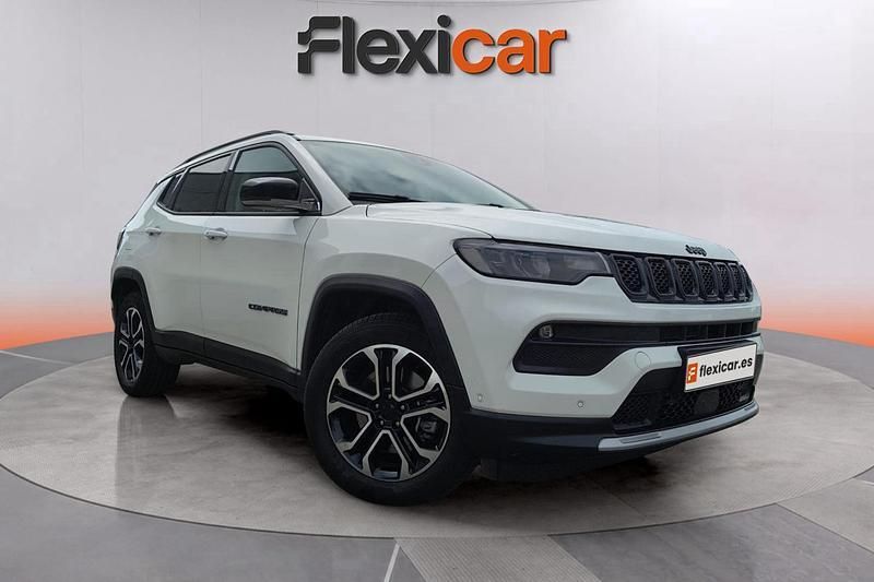 Blanco Usado 2021 Jeep Compass Limited SUV | 18.390 € (Buen precio) - Imagen 1/4