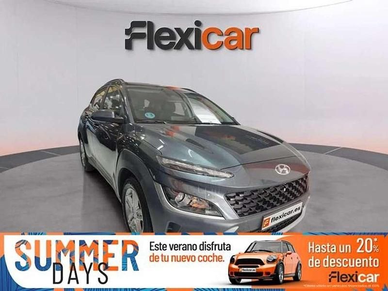 Gris Usado 2021 Hyundai Kona SUV | 15.490 € (Precio justo) - Imagen 1/4