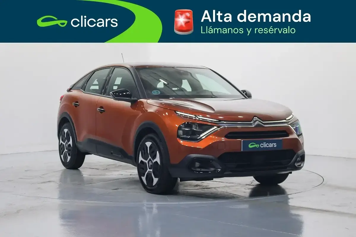 Usado Citroën C4 Feel 110 CV (80 kW) 2022 Naranja Berlina