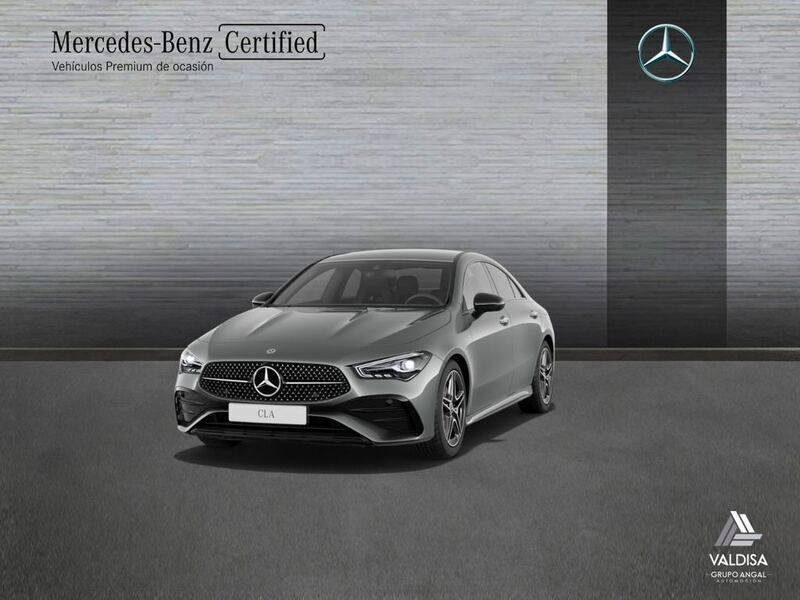Gris Usado 2024 Mercedes CLA200 AMG line Coupe | 38.900 € (Buen precio) - Imagen 1/4