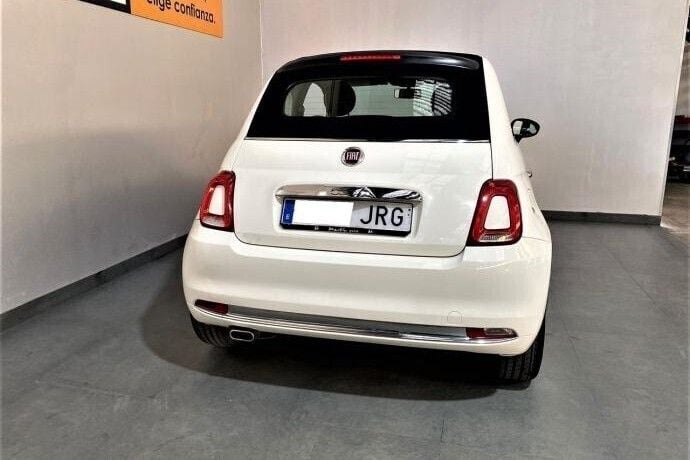 Usado Fiat 500 69 CV (50 kW) 2016 Beige Descapotable