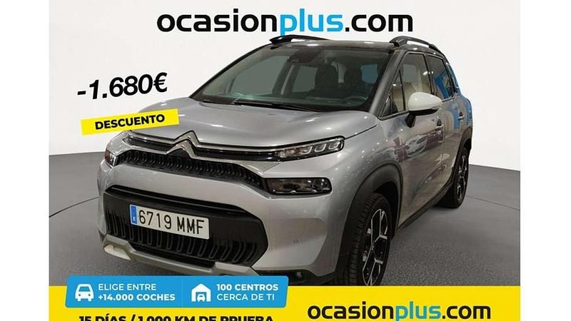 Plateado Usado 2023 Citroën C3 Aircross PureTech SUV | 16.810 € (Precio justo) - Imagen 1/4