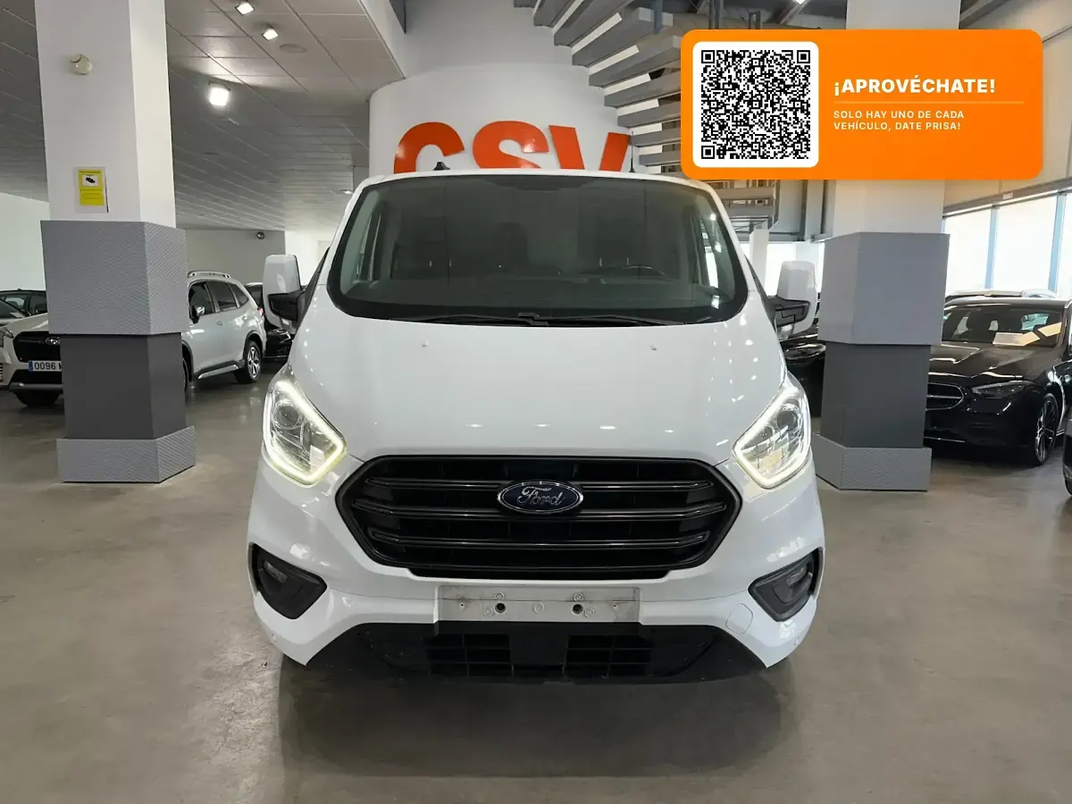 Usado Ford Transit Custom Trend 131 CV (96 kW) 2022 Blanco Berlina