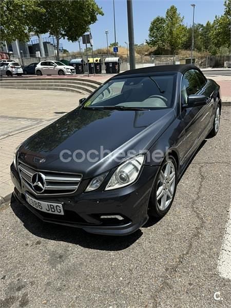 Usado Mercedes E350 Elegance 231 CV (169 kW) 2010 Gris / plata Descapotable