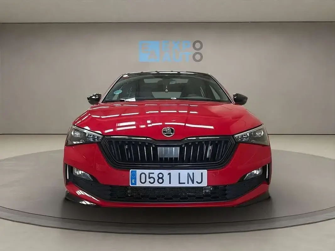 Usado Skoda Scala Monte Carlo 150 CV (110 kW) 2021 Rojo Utilitario