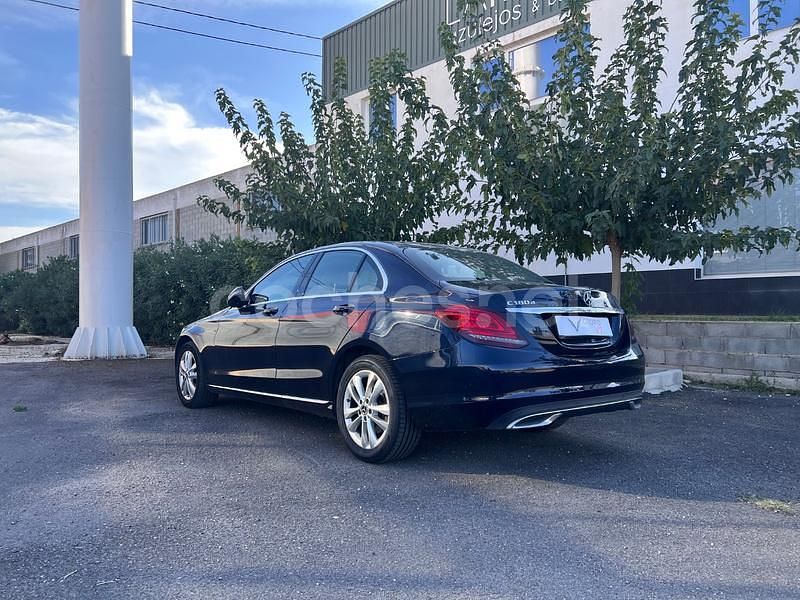 Usado Mercedes C200 160 CV (117 kW) 2019 Azul Berlina