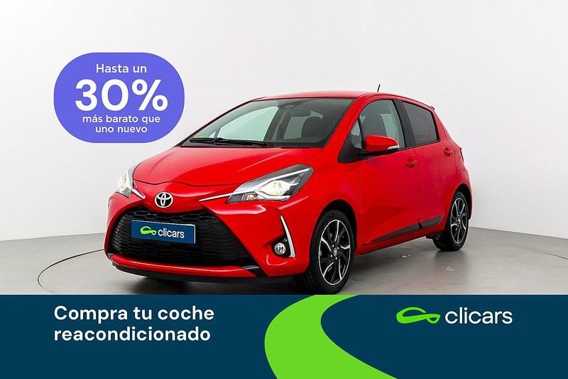 Rojo Usado 2017 Toyota Yaris Berlina | 12.990 € (Precio justo) - Imagen 1/4
