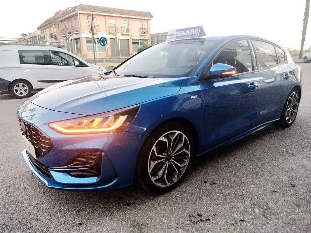 Brugt Ford Focus ST-Line X 125 HK (91 kW) 2024 Blå Hatchback