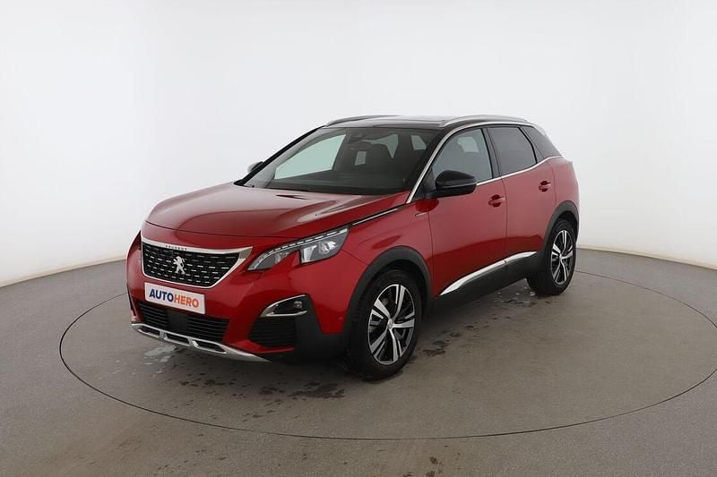 Rojo Usado 2017 Peugeot 3008 GT-line SUV | 17.699 € (Precio justo) - Imagen 1/3