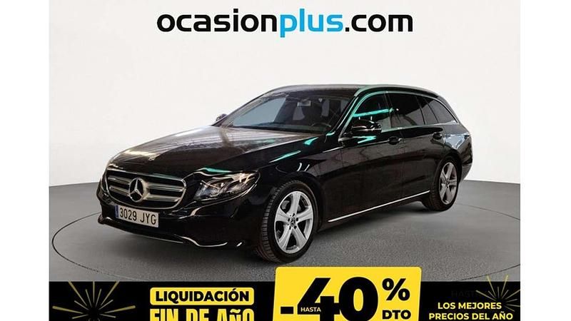 Negro Usado 2017 Mercedes E220 Familiar | 23.590 € (Precio justo) - Imagen 1/1