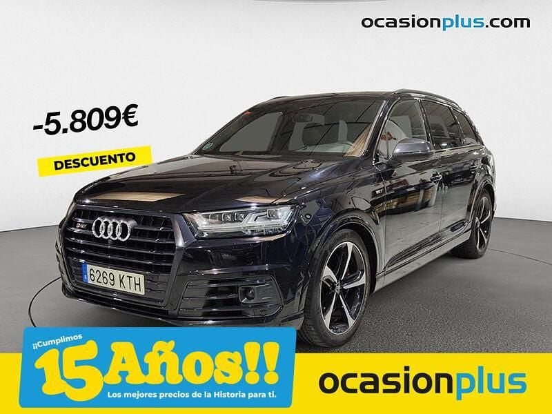 Negro Usado 2018 Audi Q7 S-Line SUV | 52.900 € (Precio justo) - Imagen 1/3