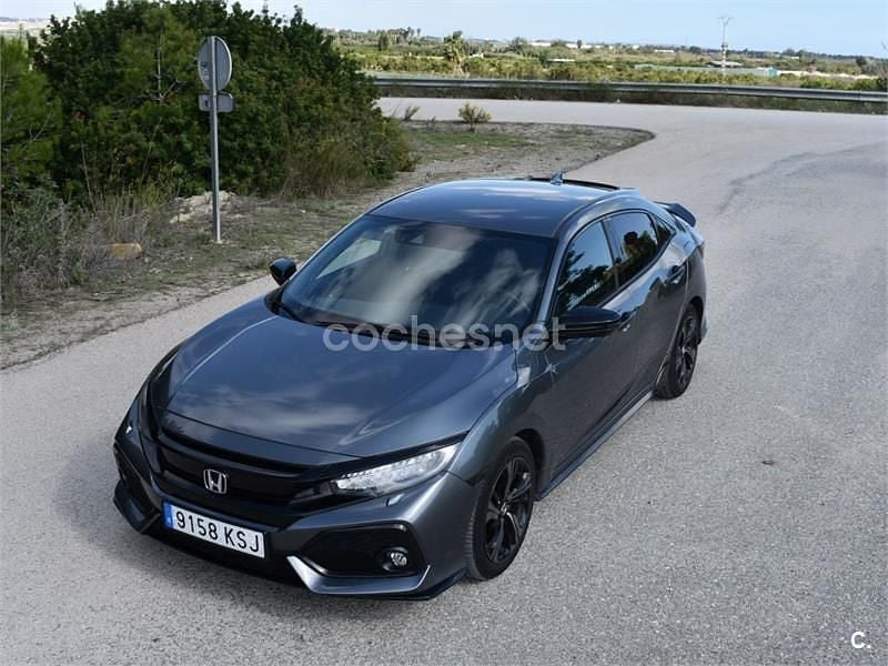 Gris / plata Usado 2018 Honda Civic Sport Berlina | 20.500 € (Precio justo) - Imagen 1/4
