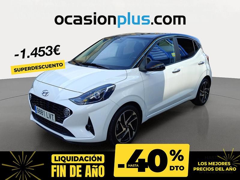 Blanco Usado 2021 Hyundai i10 Utilitario | 15.990 € (Caro) - Imagen 1/4