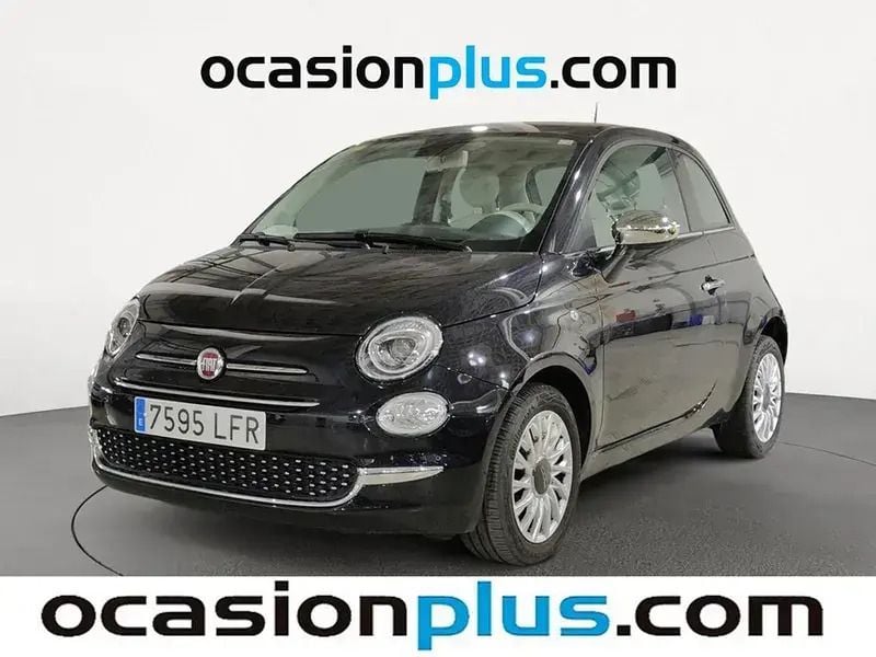 Negro Usado 2020 Fiat 500 Lounge Utilitario | 9900 € (Buen precio) - Imagen 1/4