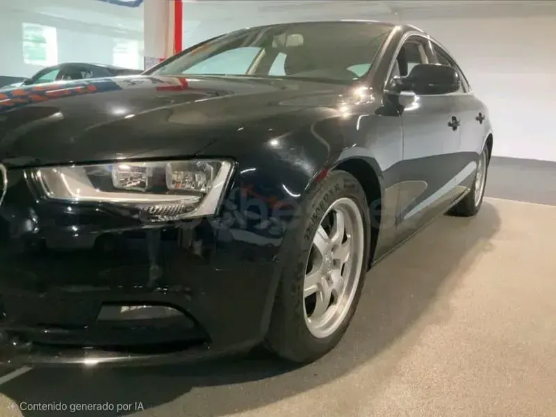Usado Audi A5 Sportback 163 CV (119 kW) 2015 Negro Utilitario