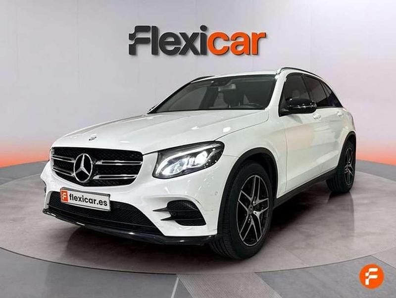 Usado Mercedes GLC220 AMG line 170 CV (125 kW) 2016 Blanco SUV
