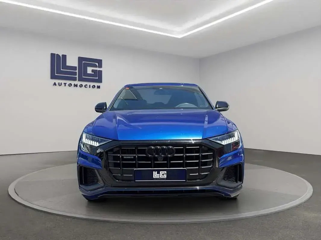 Usado Audi Q8 S-line plus 462 CV (339 kW) 2021 Azul SUV